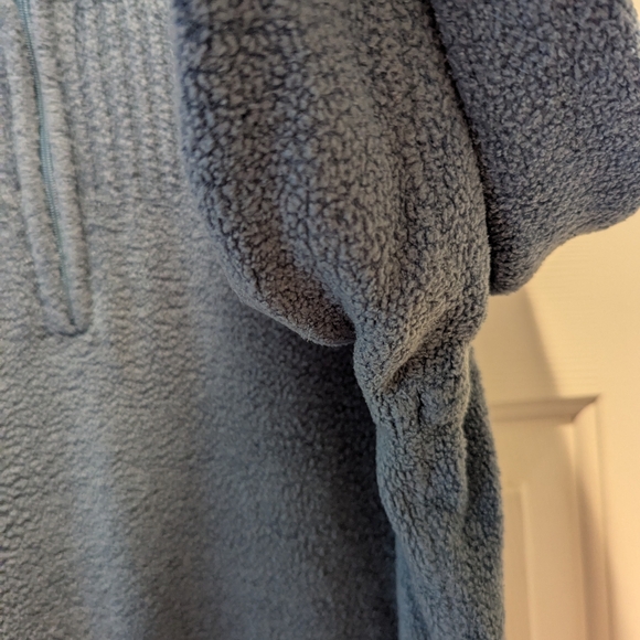 Exofficio Women's 1/4 Zip Cornflower Blue Pullover Super Warm Soft Sweater Sz XL - Picture 5 of 13